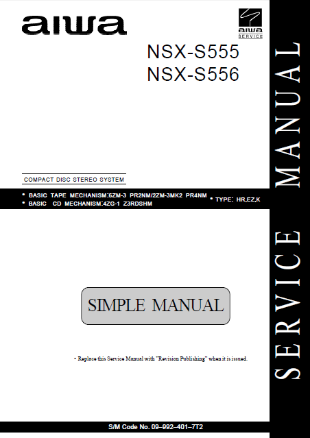 AIWA NSX-S555 NSX-S556 Service Manual
