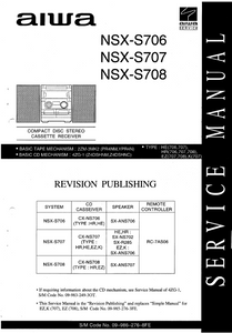 AIWA NSX-S700 S707 S708 Service Manual