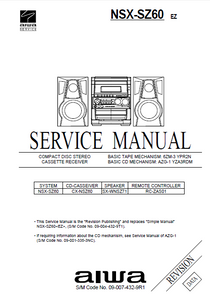 AIWA NSX-SZ60 Service Manual