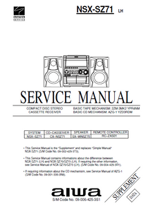 AIWA NSX-SZ71 Service Manual