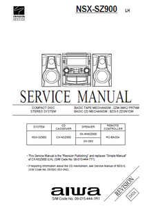 AIWA NSX-SZ900 Service Manual