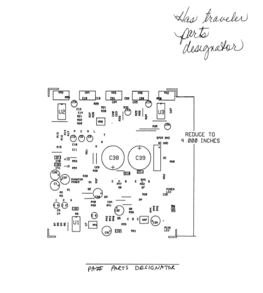 GALAXY AUDIO PA III Schematics