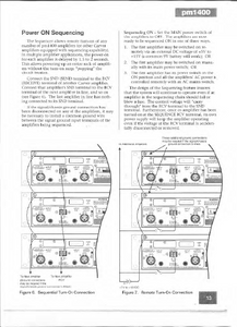 CARVER PM1400 Stereo Amplifier Instruction Manual