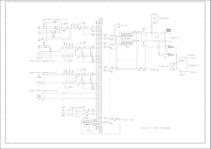 BEHRINGER Power Mixer PMX1000 Schematics