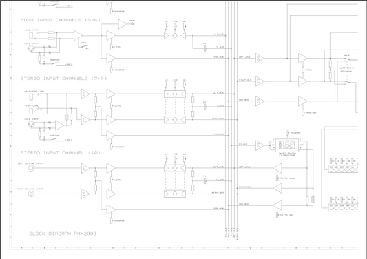 BEHRINGER Europower PMX2000 Schematics