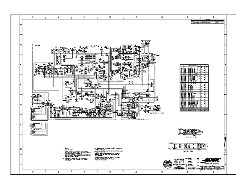 BOSE Proton schematic Service Manual