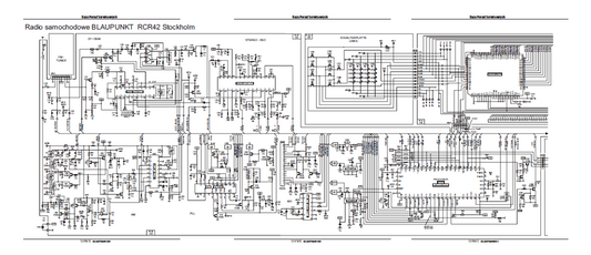 BLAUPUNKT RCR42 Stockholm Schematics