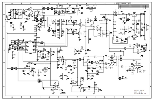 BOSE SD268573 Sheet1 Amp PCB Schematic