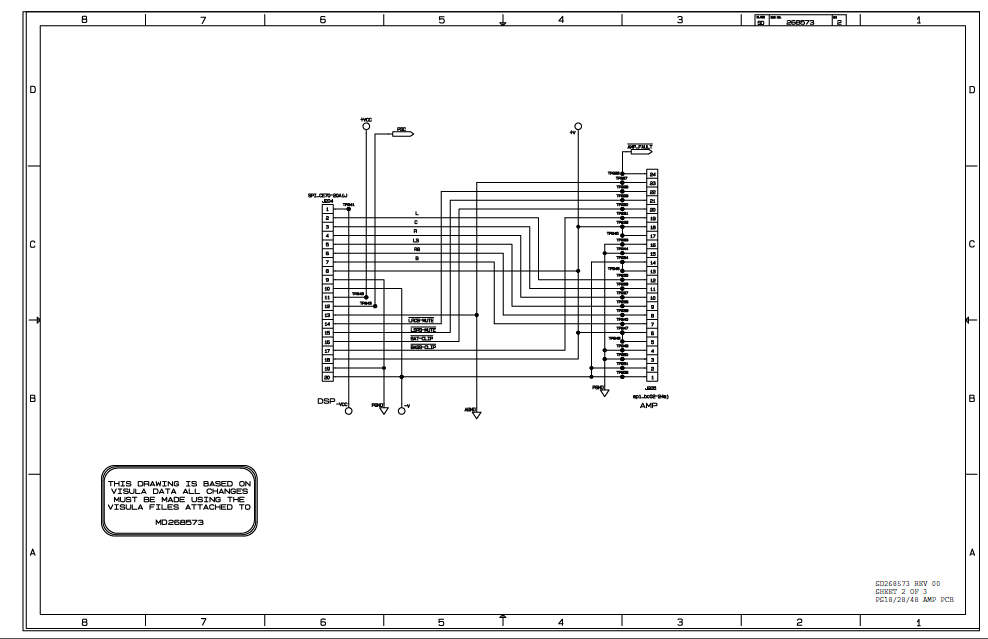 BOSE SD268573 Sheet2 Amp PCB Schematic
