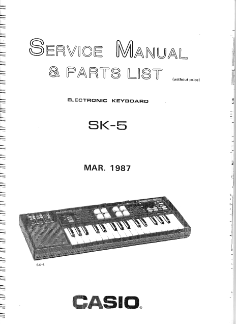 Audio TO Clearcom-SK-5 Service Manual