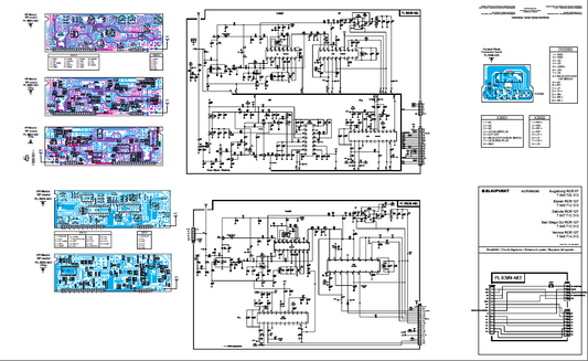 BLAUPUNKT Autoradio RCR 127 Schematics