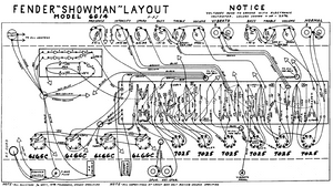 FENDER Showman 6G14 Layout