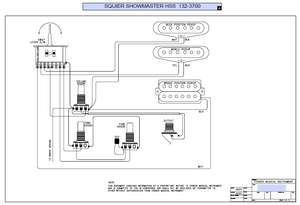 FENDER Squier Showmaster HSS 132-3700 Schematic