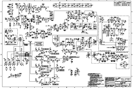 FENDER TB-1200-600 Schematics