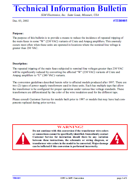 COBRA TO Cybernet-TIB0005 Service Manual