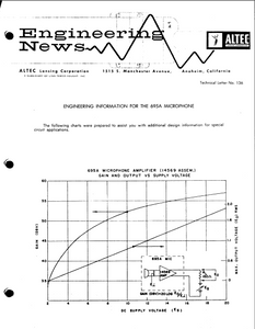 ALTEC TL-136A Engineering News