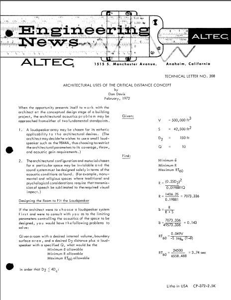 ALTEC LANSING TL-208 Operation Manual