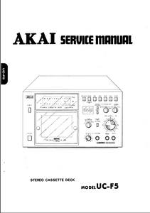 AKAI UC-F5 BW Service Manual