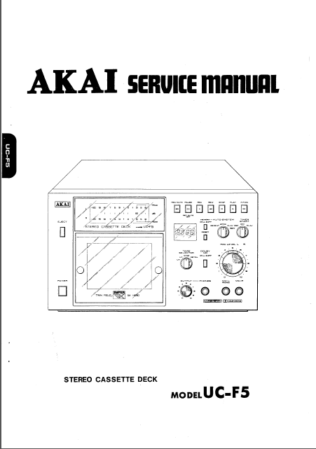 AKAI UC-F5 BW Service Manual