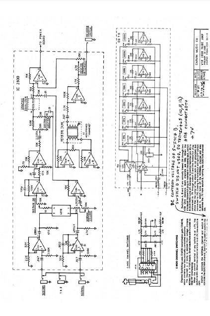Audio TO Clearcom-VTR-2800 schematic Service Manual