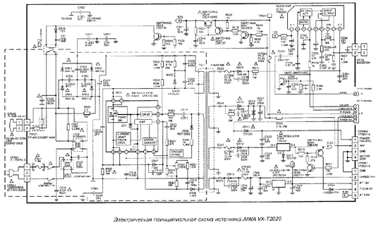 AIWA VX-T2020 Schematic