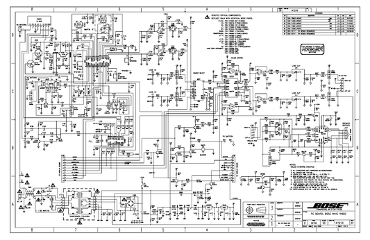 BOSE AW Radio Schematic