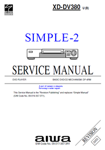 AIWA XD-DV380 Simple 2 Service Manual