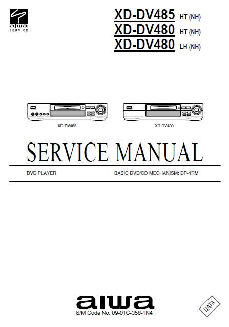 AIWA XD-DV485 HT-NH Service Manual