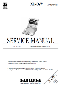 AIWA XD-DW1 AU-AHC S Service Manual