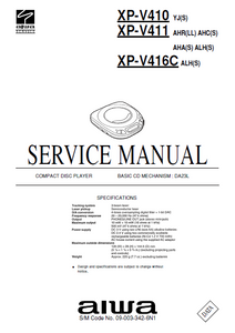 AIWA XP-V410 Compact Disc Player Service Manual