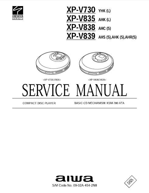 AIWA Compact Disc Player Service Manual