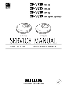 AIWA Compact Disc Player Service Manual