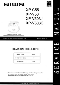 AIWA XP-C55 Compact Disc Player Revision Service Manual