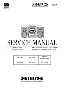 AIWA XR-MK25 Compact Disc Stereo System Service Manual