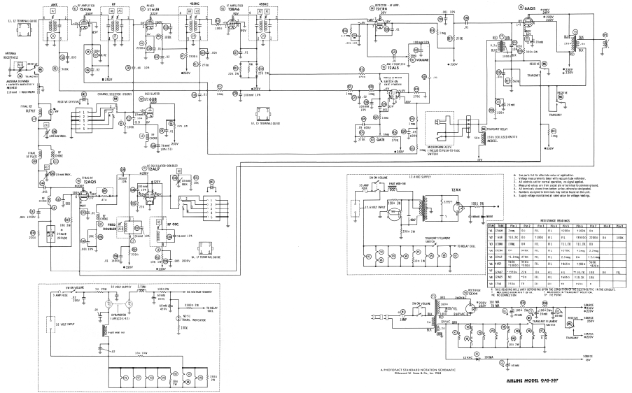Airline Gas-587 Schematic