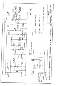 AMPEX 200A Magnetic Tape Recorder Schematics