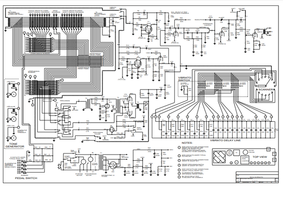 Hammond B3-C3 Schematic
