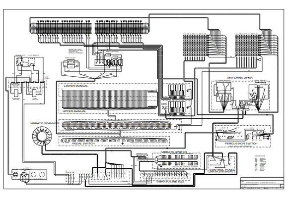 Hammond B3-C3 Wiring