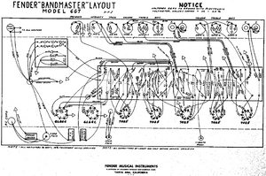 FENDER Bandmaster 6g7 Layout