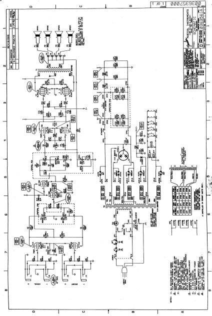 FENDER '59 Bassman Schematics