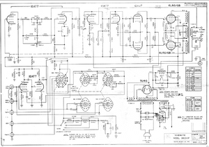 BOGEN DB-20DF power Amplifier Schematic