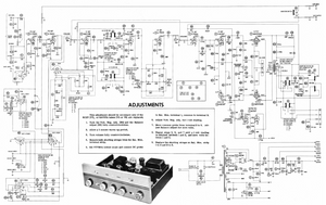 BOGEN DB-130A Amplifier Adjustment Schematic