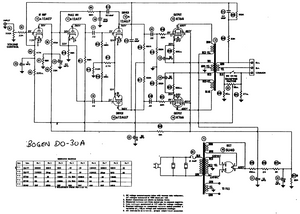 BOGEN DO-30A Schematic