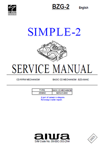 AIWA bzg-2_zd9nc_nsx-r11 Service Manual