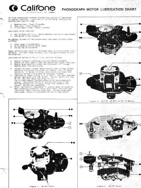 Audio TO Clearcom-califone_turntable-motor_sm_[ET] Service Manual