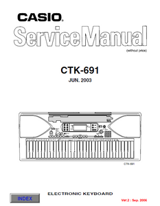 Audio TO Clearcom-casio_ctk691_sm Service Manual