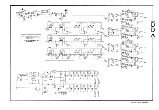 DDA DD1000 Schematics