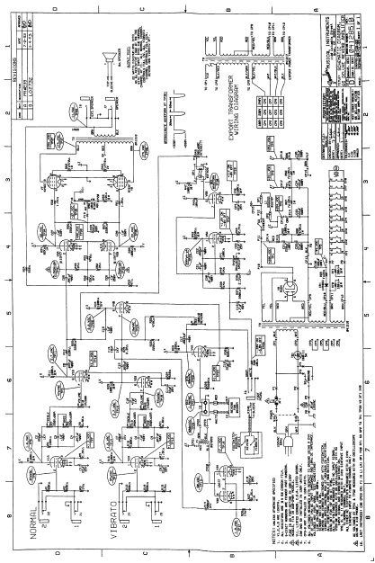 FENDER Deluxe Reverb Schematic