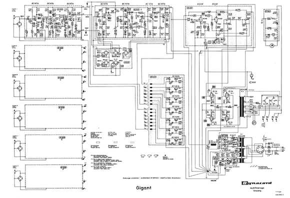 Dynacord Gigant Schematic