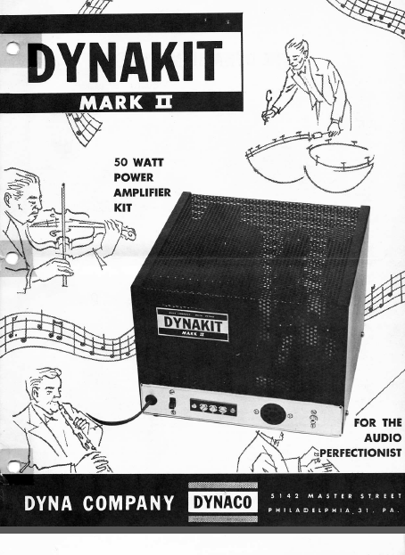 DYNAKIT MK II 50watt Power Amplifier Manual